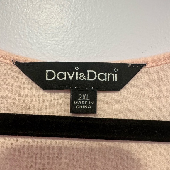 Orange tiered Davi‎ & Dani cotton maxi dress - Picture 3 of 5